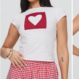 White Baby Tee